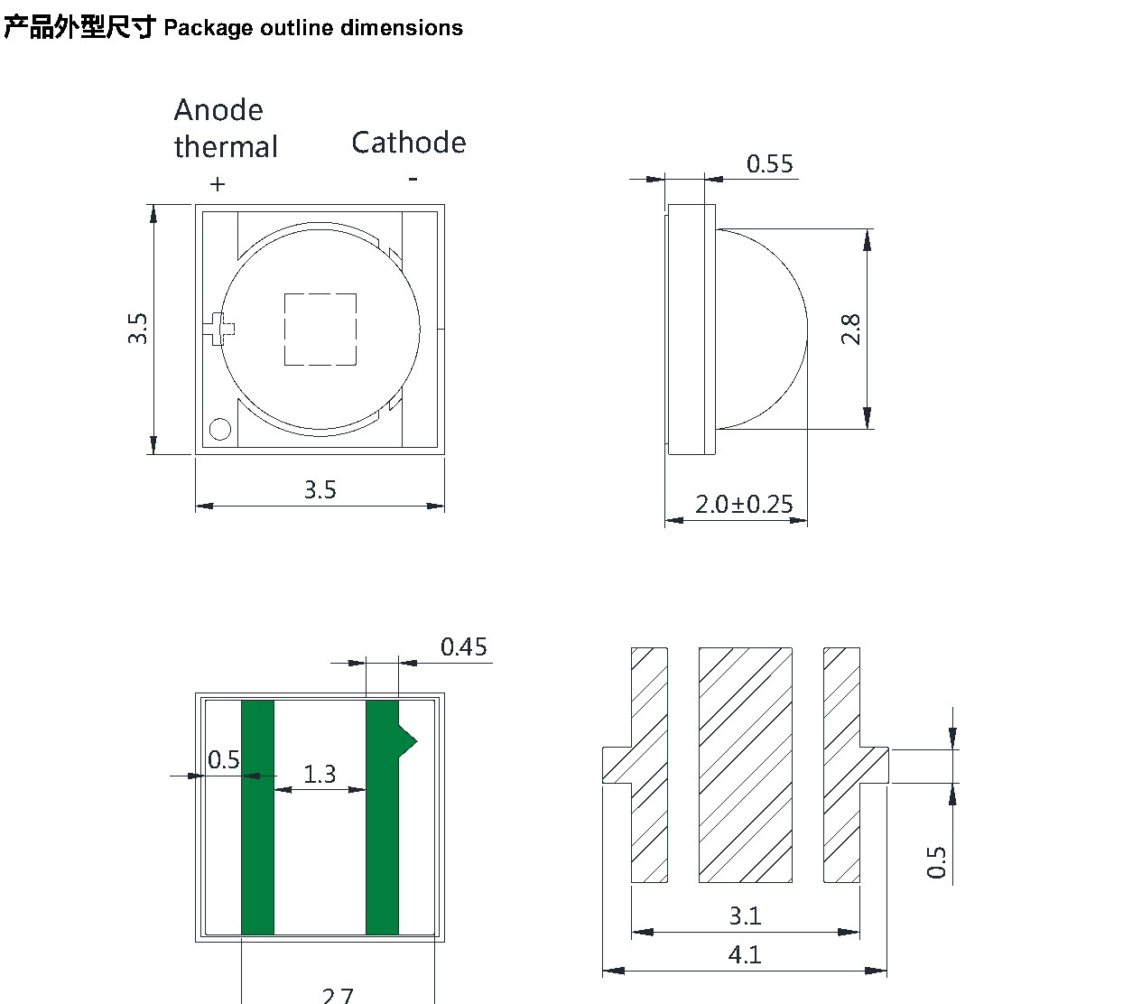 JY-IRA3535A-3W-XYC 产品