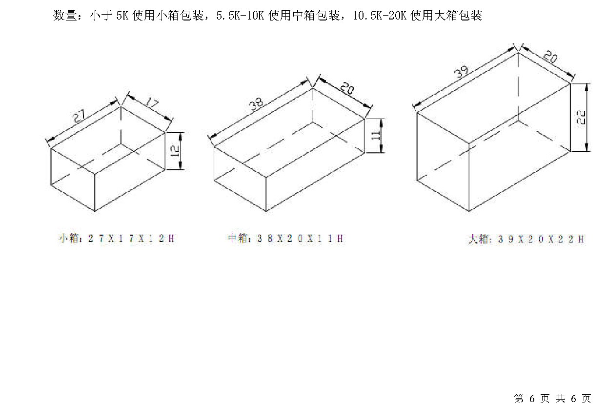 YC0038BKLL 包装
