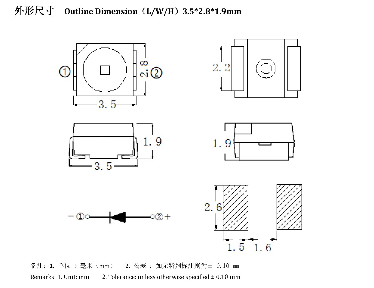 Z3528VRC 外形尺寸图