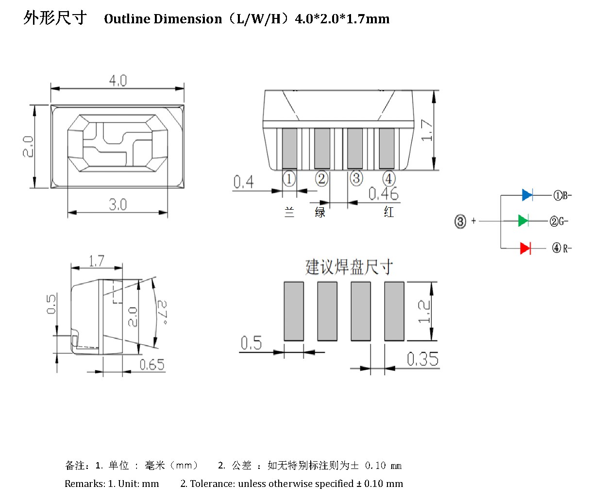 JY-C4020BGRC-A 外形尺寸图