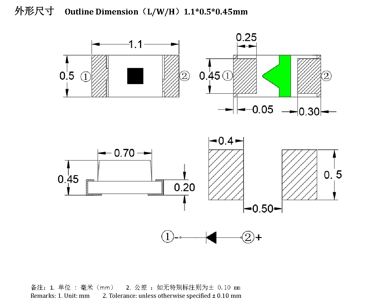 Z0402UGC 外形尺寸图