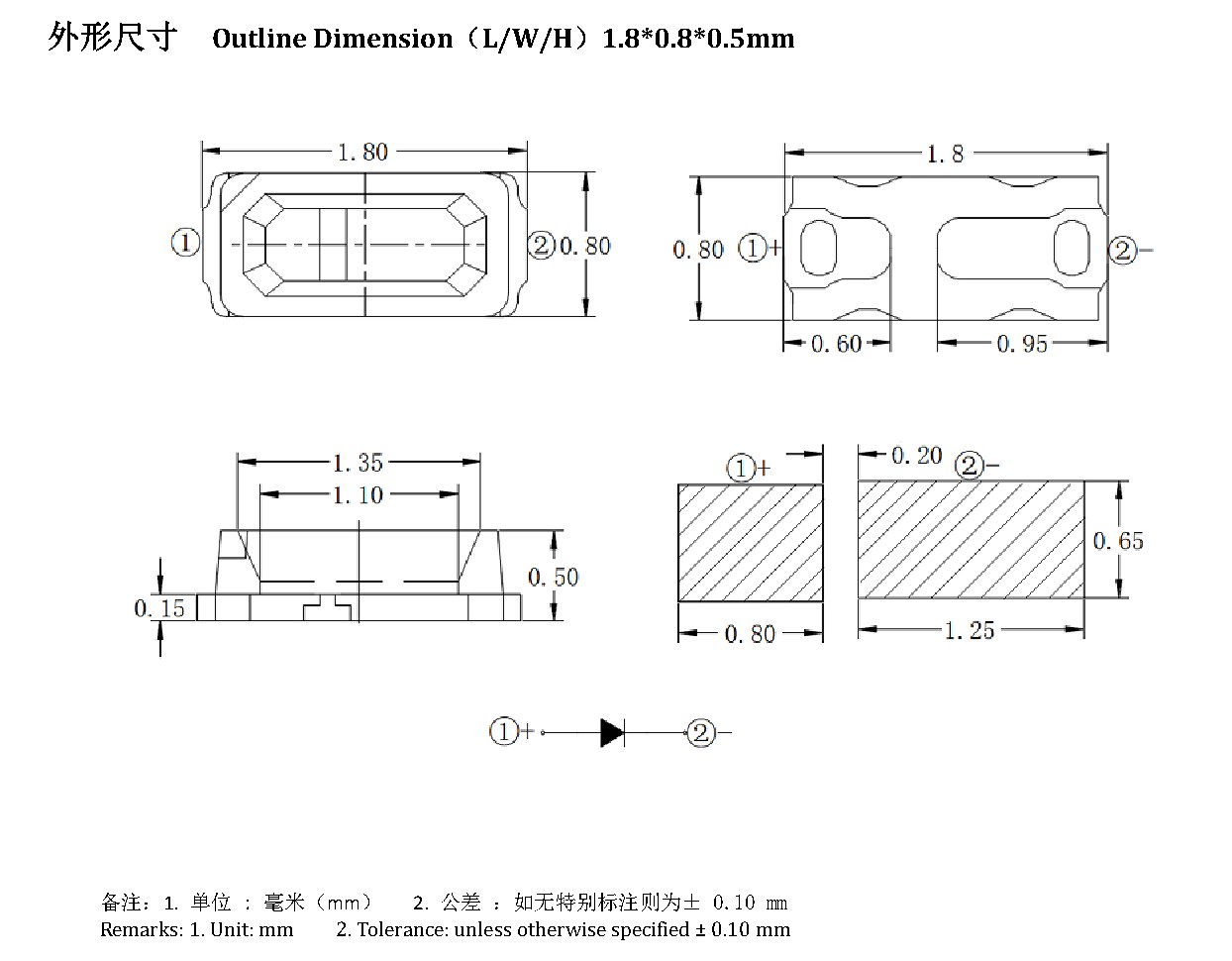 Z1808UOC 外形尺寸图