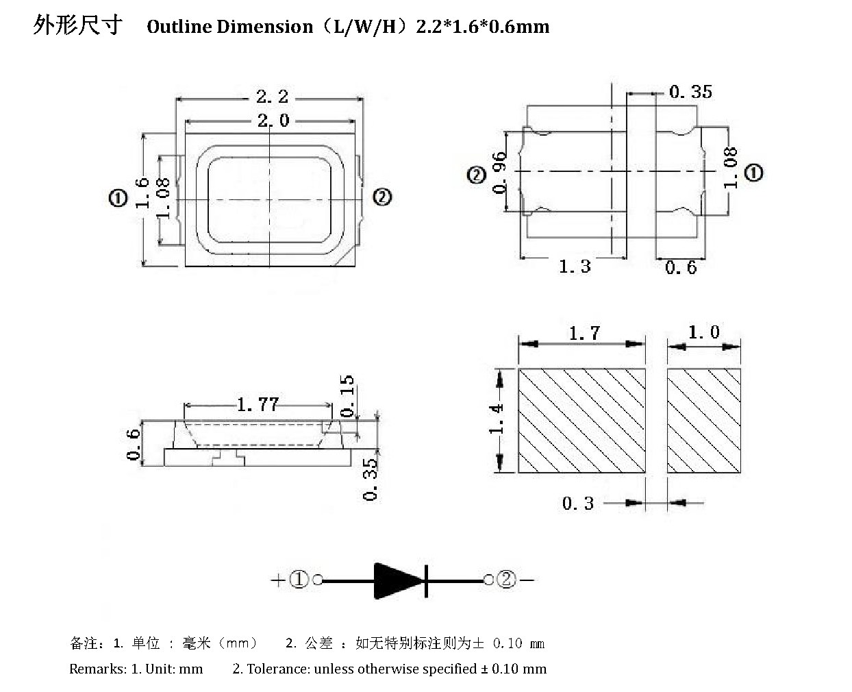 Z2016UBC 外形尺寸图