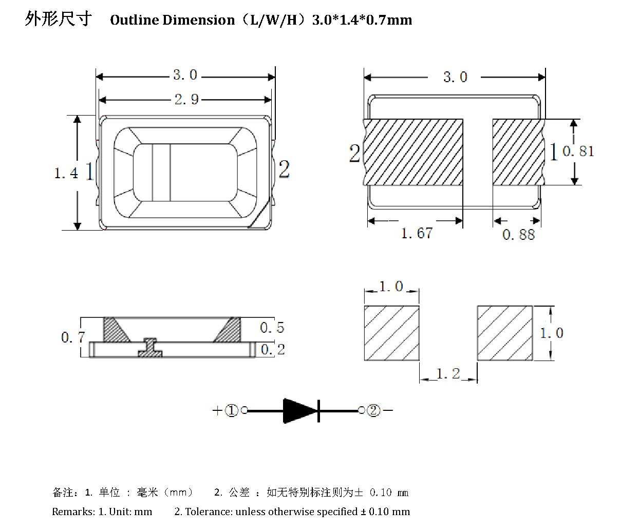 Z3014URC 外形尺寸图