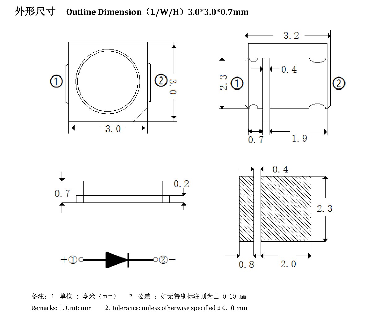 Z3030UGC 外形尺寸图