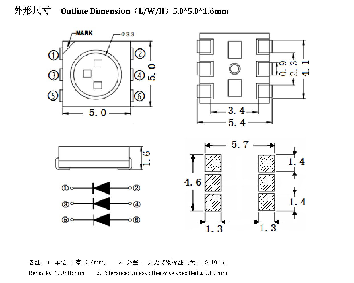 Z5050UGC 外形尺寸图