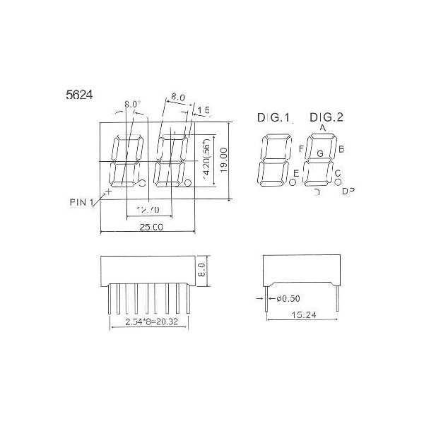 KEM-5624-BSR(2位字） 规格书