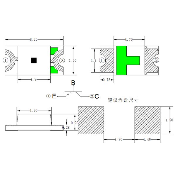  1206光敏管PT007