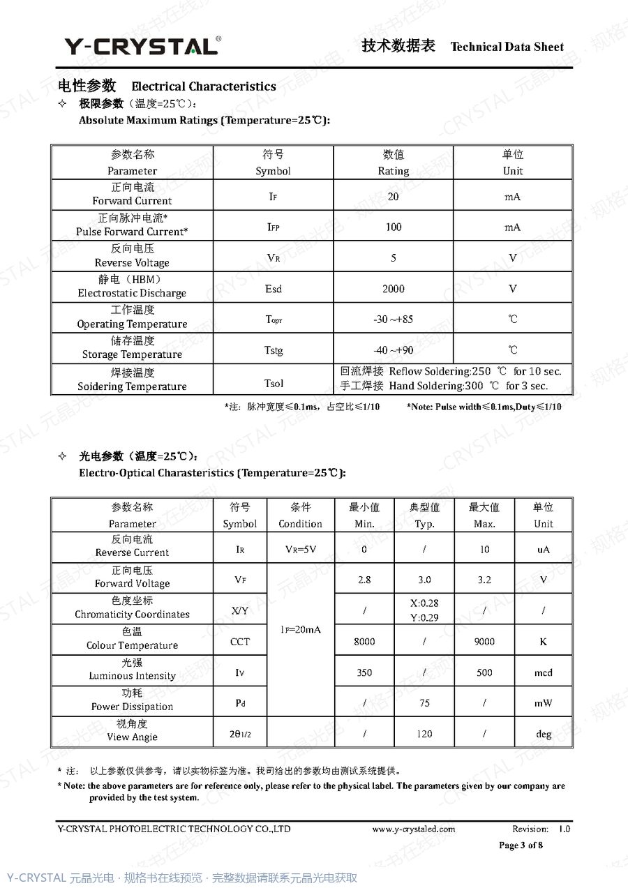 C0802UWD 规格书 第2页