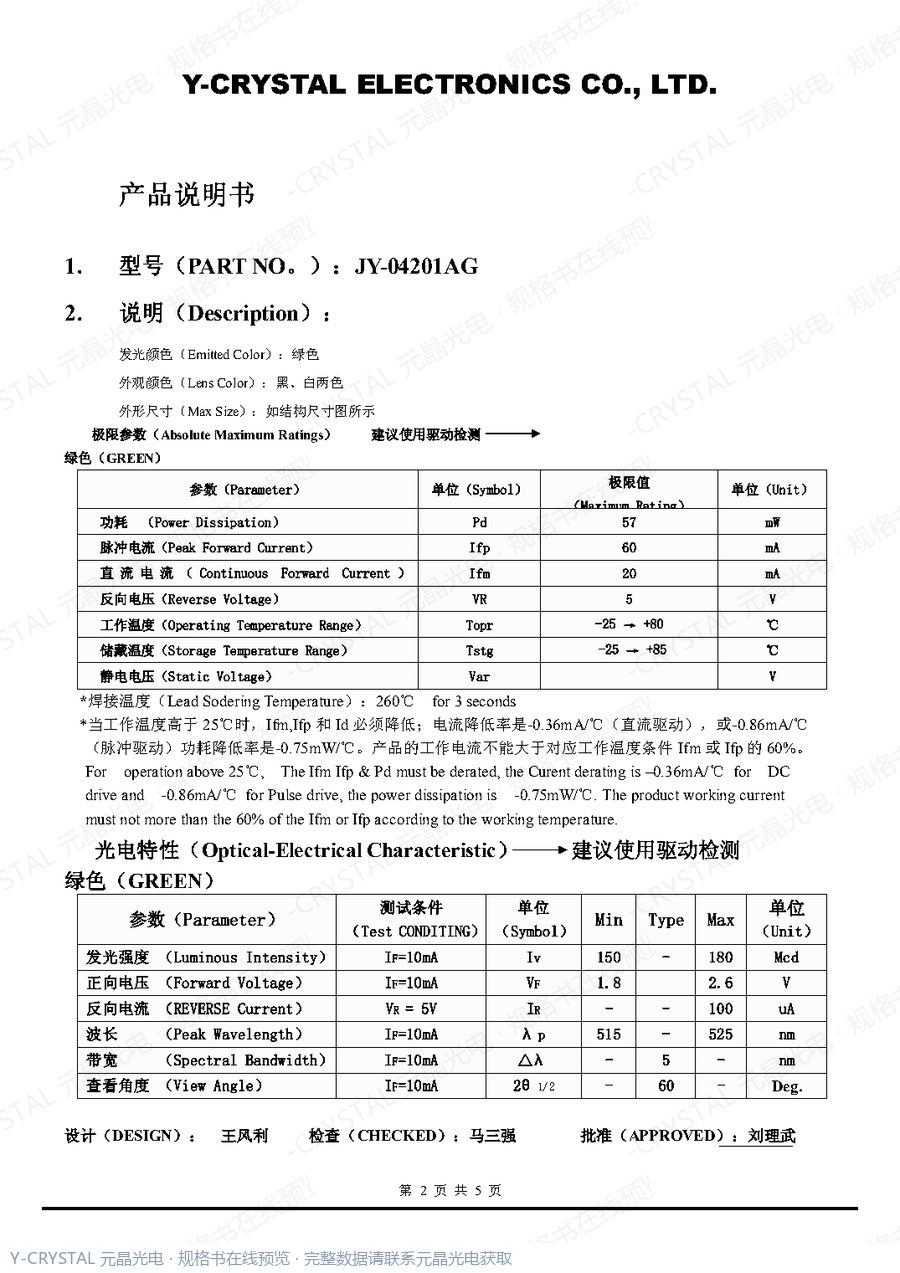 DIP-4201-01 规格书 第1页