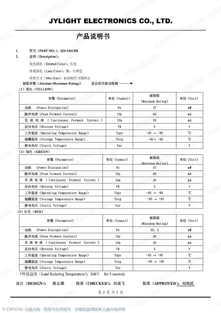 DIP-5461BR 规格书 第1页