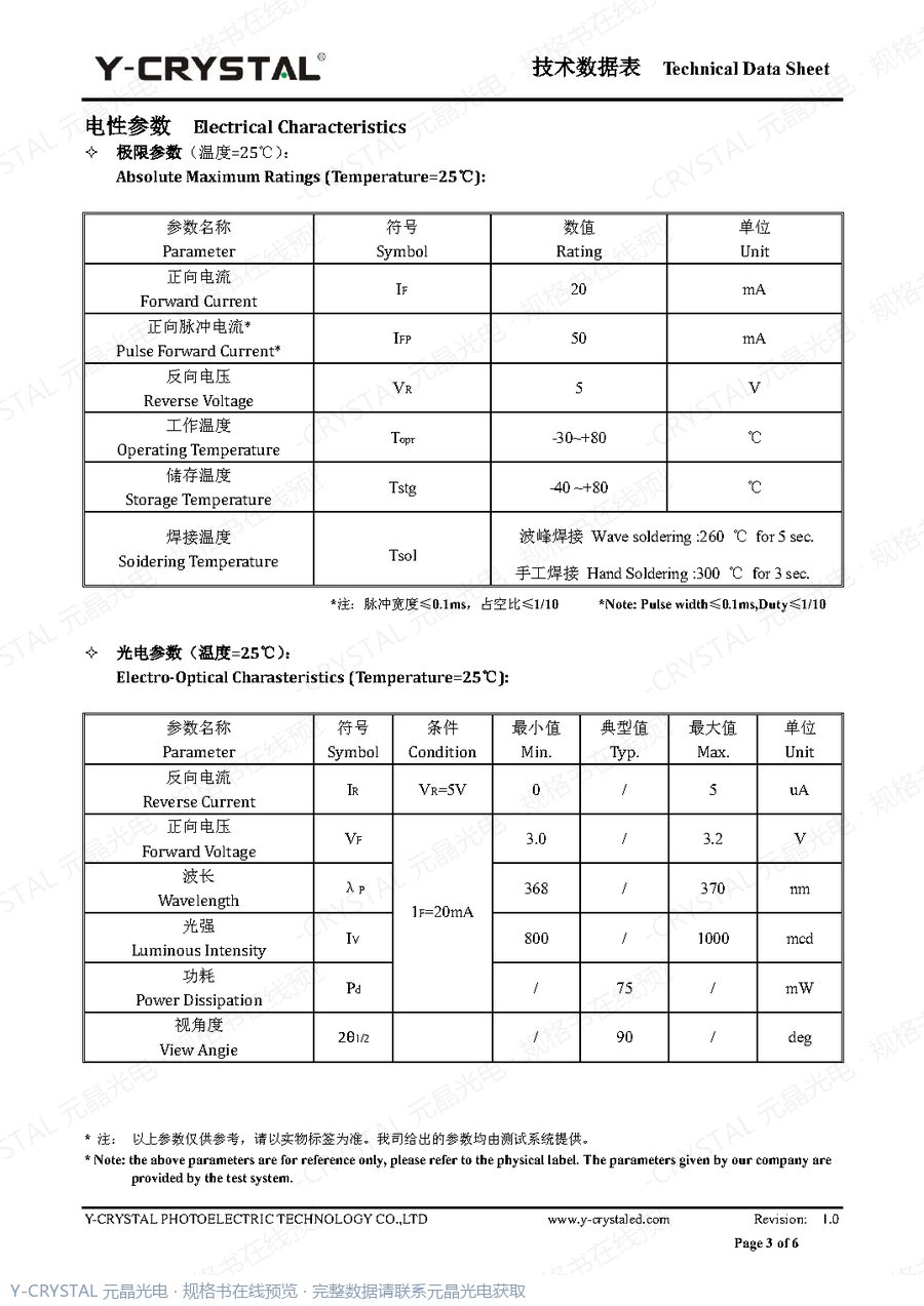 DIP-C5-11 规格书 第2页