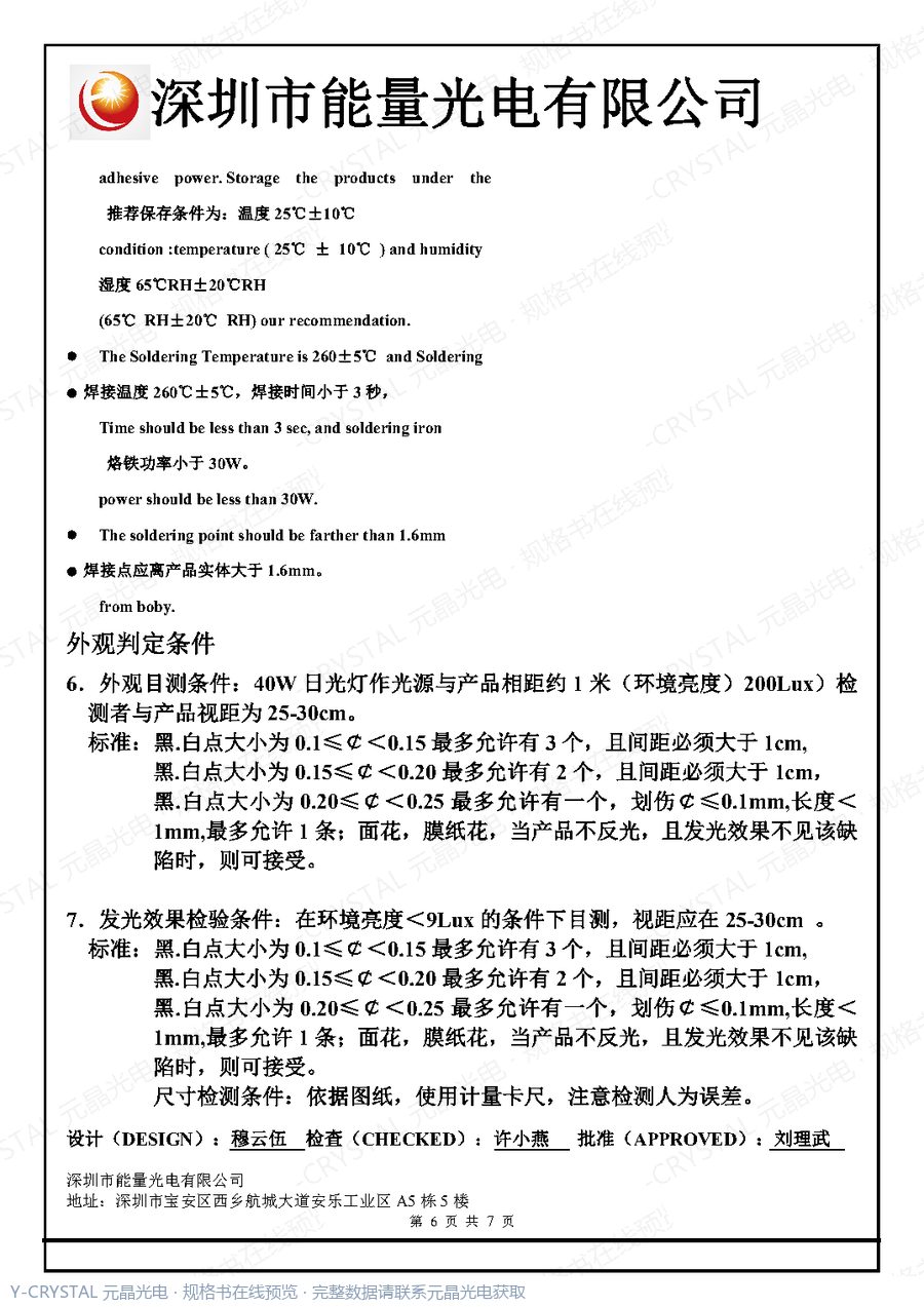 NL16093GWR01 规格书 第5页