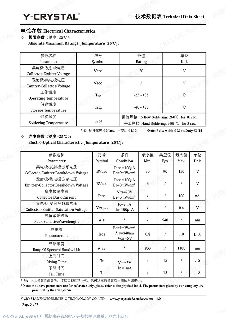 IR-1206-PT005-04 规格书 第2页