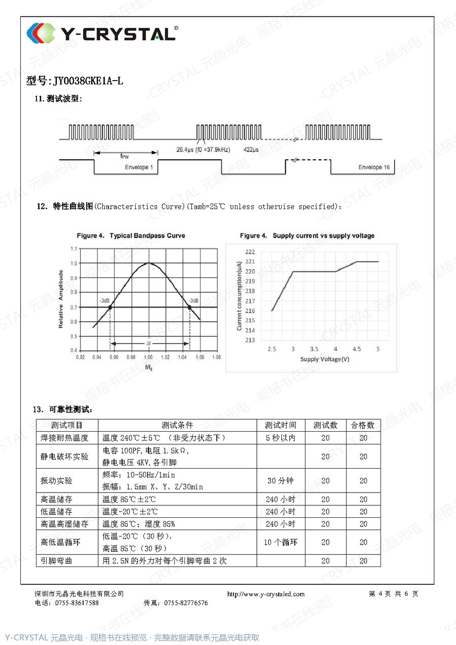 JY0038GKE1A 规格书 第3页