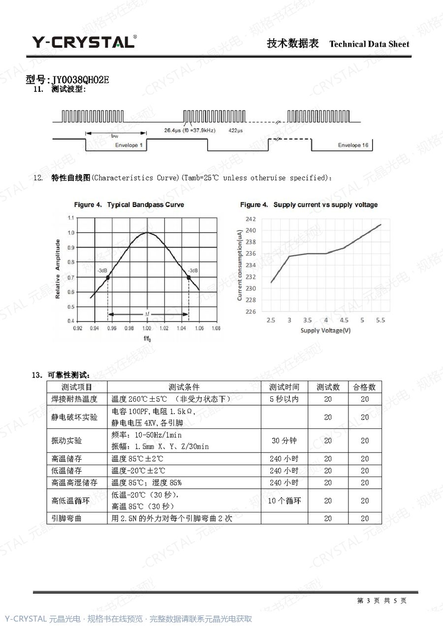 JY0038QHO2E 规格书 第2页