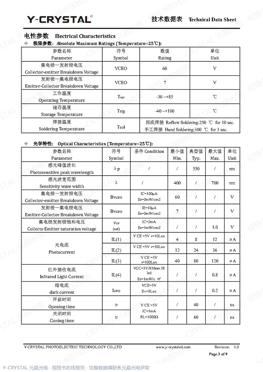 PT3528BD 规格书 第2页