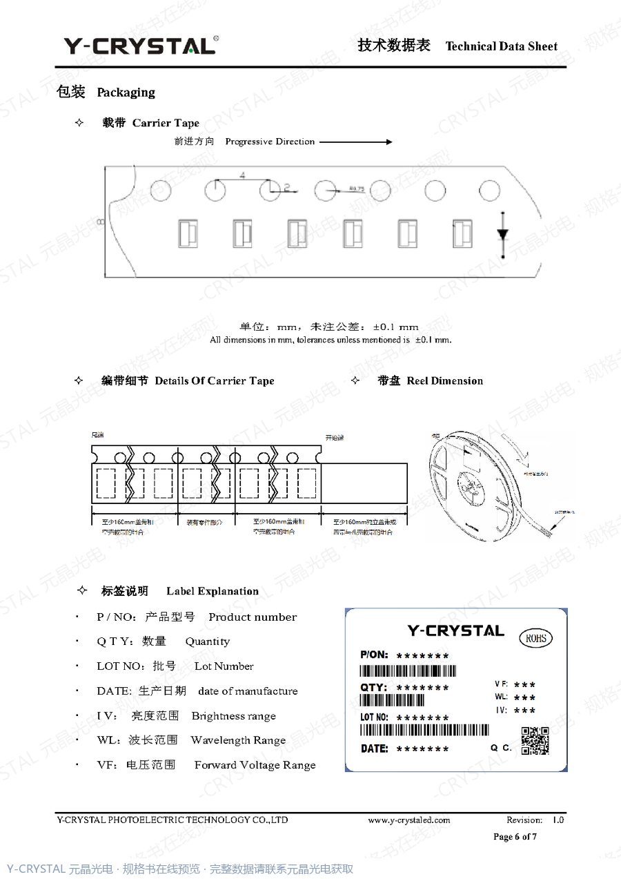 JY-C0602UBC 规格书 第5页