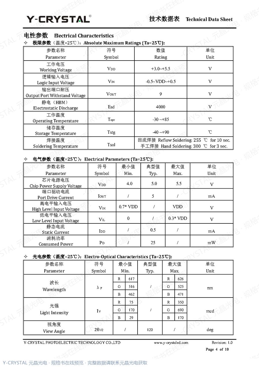 JY-SK1515RGBC-05-240620 规格书 第3页