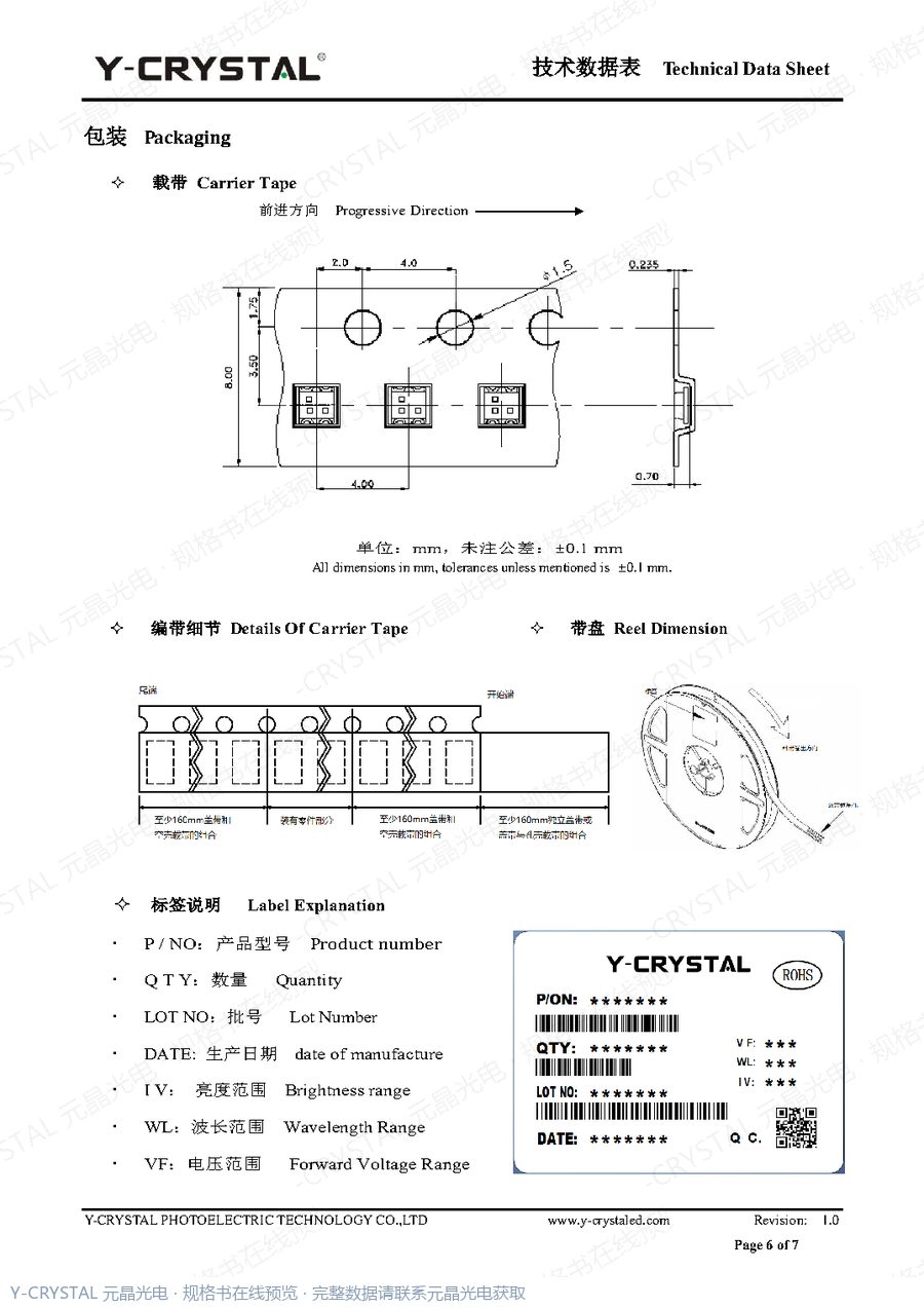Z1209RGBC-A 规格书 第5页