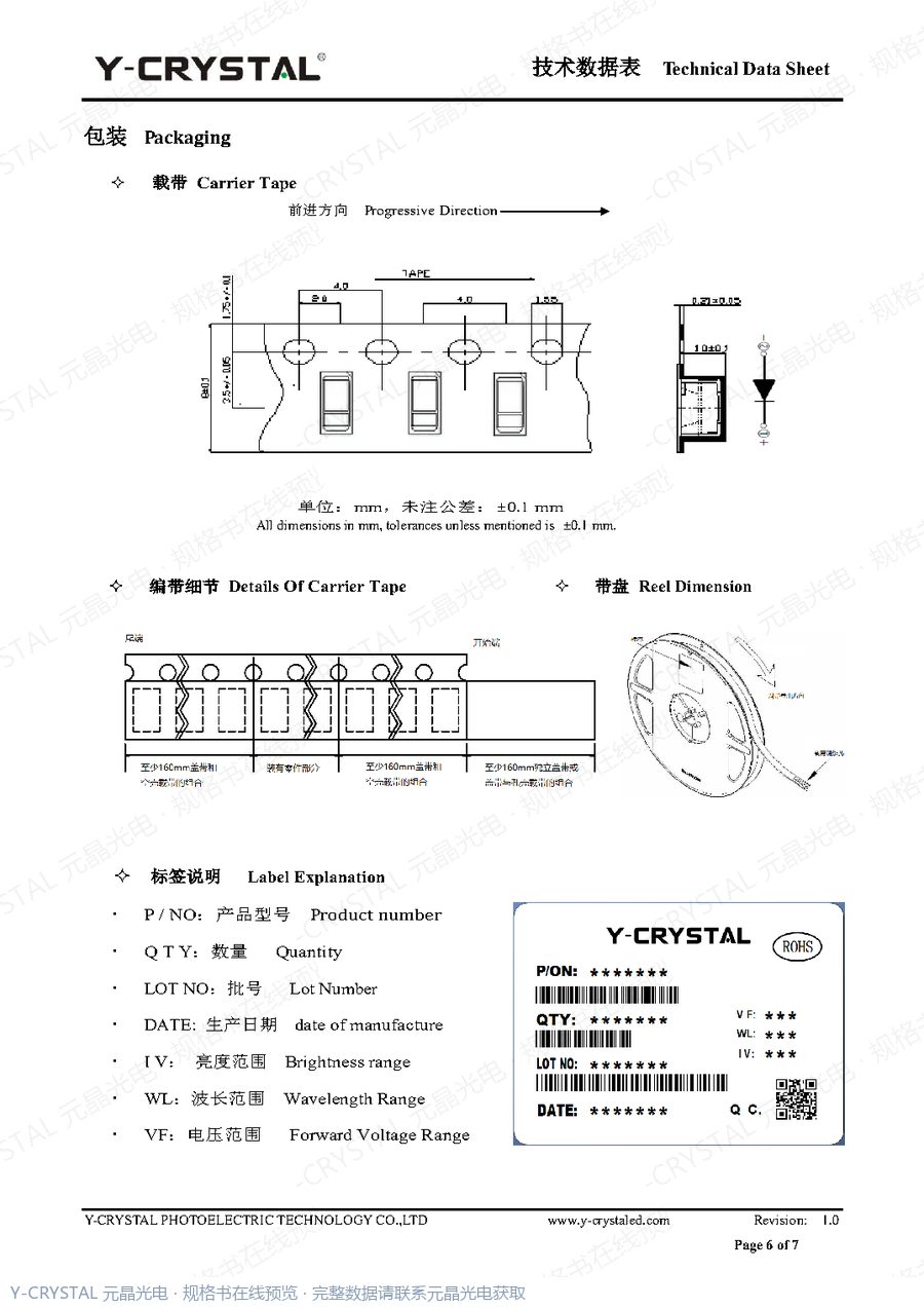 Z3014URC 规格书 第5页