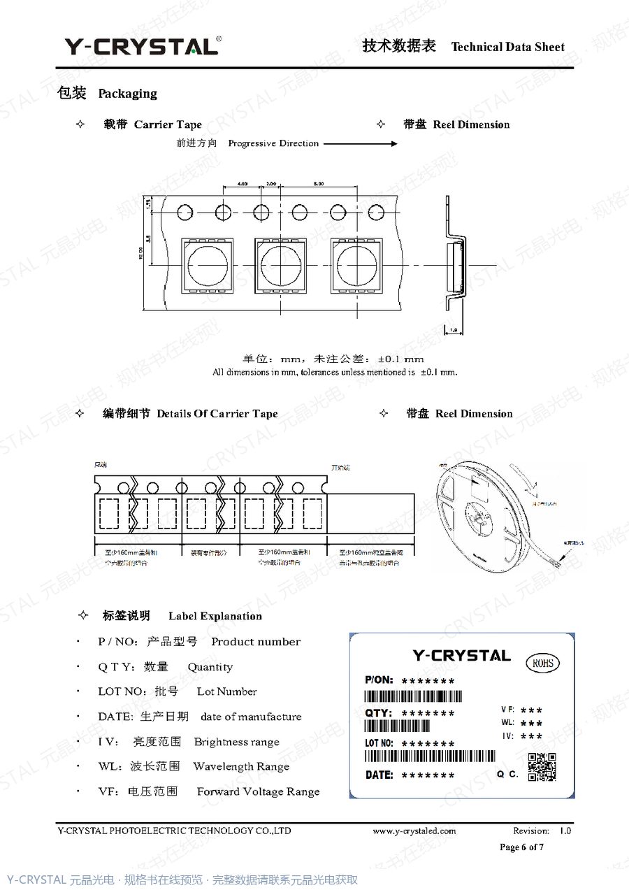 Z5050RGBW-N 规格书 第5页